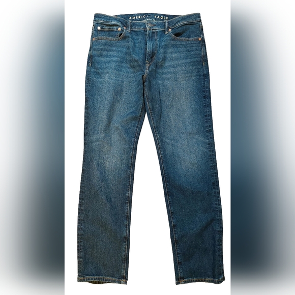 American Eagle Outfitters Other - Men's American Eagle Dark Blue Slim-Straight Airflex+ Jeans
